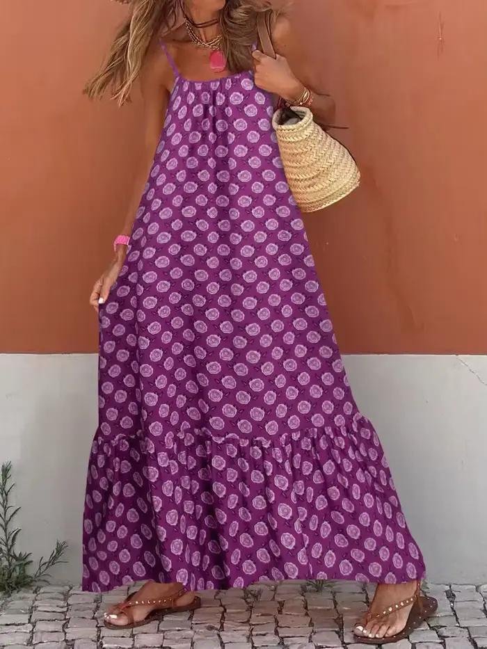 Boho štýl dlhé šaty pre ženy
