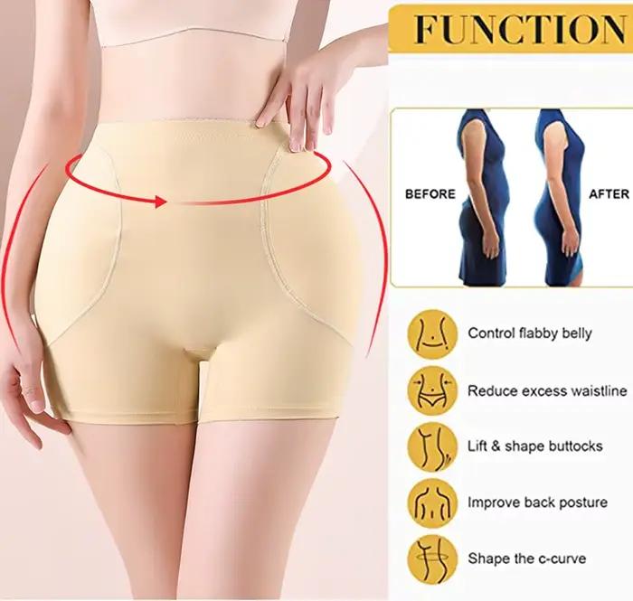 Sous-vêtements rembourrés pour rehausser les fesses, Faux cul, Culotte TUNIControl, Gaines colombiennes, Coussin éponge, macro, Rehausseur de hanche