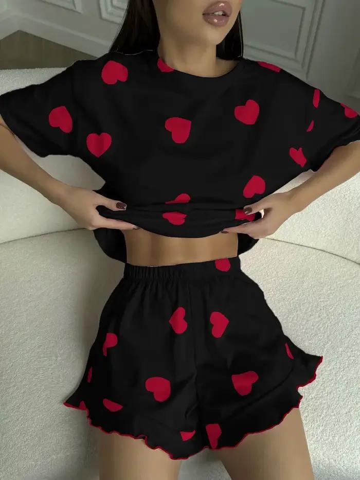 Ensemble de pyjama pour femme, pyjamas d'été pour femme, vêtements de nuit pour femme, ensembles assortis pour femme, pyjamas pour femme