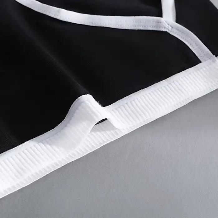 3 pièces/ensemble culottes en coton slips pour femmes caleçons Sexy noir blanc femme Linger taille basse sous-vêtements femmes Pantys Lingerie S-L