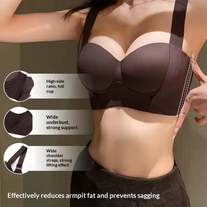Soutien-gorge sans couture pour femmes à petite poitrine, effet push-up, rehausse et fait apparaître une poitrine plus volumineuse, rassemble les seins latéraux, sculptant, sans armatures