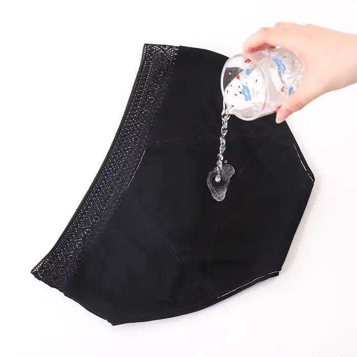 culotte menstruelle culotte menstruelle absor... culotte femme string femme culottes menstruelleCulotte menstruelle Sexy en dentelle pour femmes, culotte anti-fuite, 4 couches de Protection complète, 