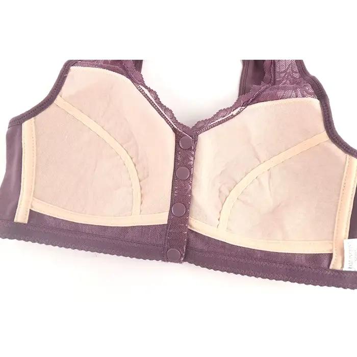 Soutien-gorge Push Up sans fil pour femmes, sous-vêtements confortables avec fermeture frontale, Lingerie quotidienne, grand buste, 52BCD, nouvelle collection 2023