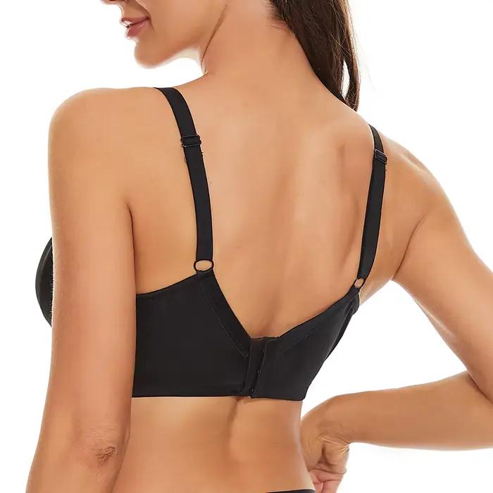 Sheroine – soutien-gorge à armatures en dentelle, minimiseur floral, couverture complète, soutien-gorge non rembourré pour femmes, confort quotidien, soutien-chemise