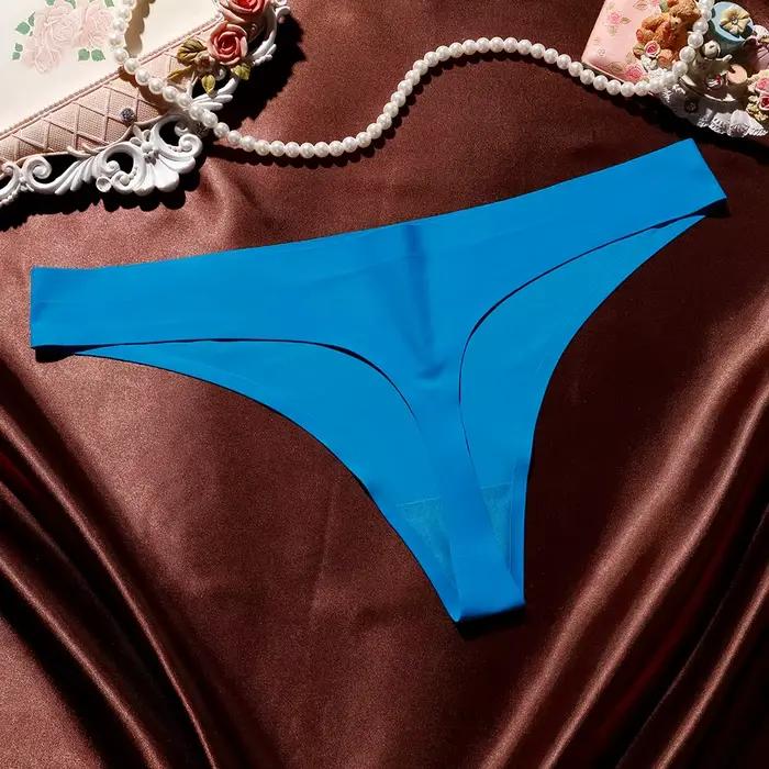 Femmes string g cordes Sexy Femme sans couture culottes sous-vêtements taille basse Stretch String Femme solide grande taille Tangas intimes chaud