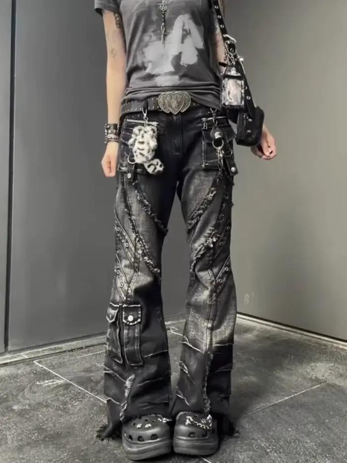 Džínsy do zvonu pre ženy