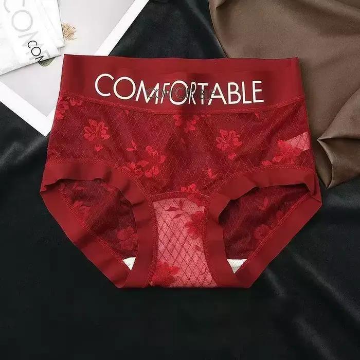 Culotte en dentelle sans couture pour femmes, Alphabet, mode, levage des hanches, légèrement resserrement du ventre, Simple, allongement, entrejambe en soie