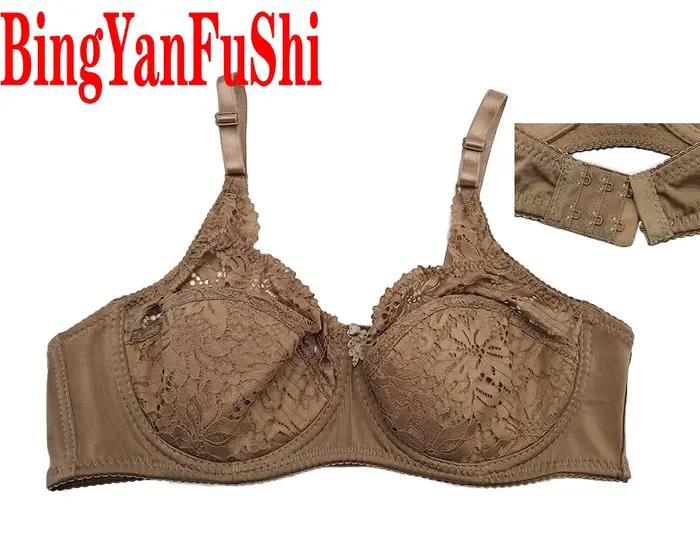Soutien-gorge en dentelle pour femme, brassière, bonnet fin B C D E F esis, noir, blanc, doux, banrib, buste, SEXU bh C27, 32-46