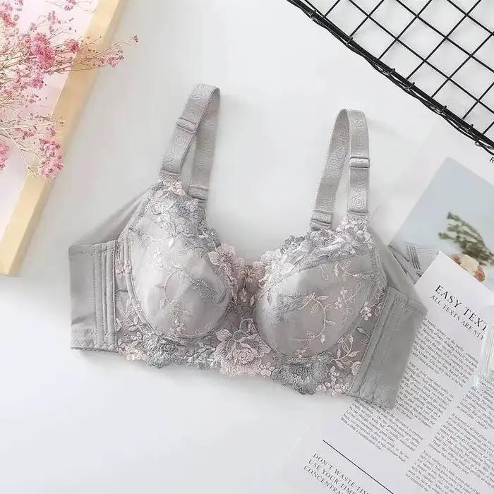 Soutien-gorge grande taille pour femme, bonnets B C D E F G H, lingerie push-up, brassière transparente à couvrance complète