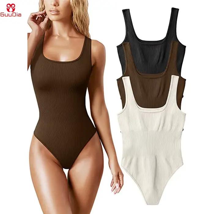 GUUDIA – combinaison ventre côtelé, body modelant quotidien, contrôle de la lumière, compresse, contrôle du ventre, entrejambe ouvert, costumes modelants, entrejambe ouvert