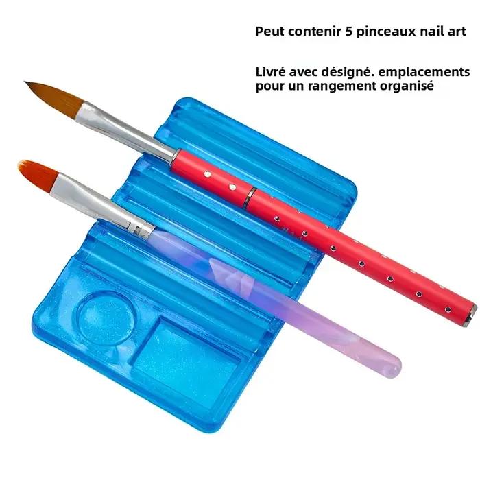Univerzálny držiak na perá z akrylu pre nail art