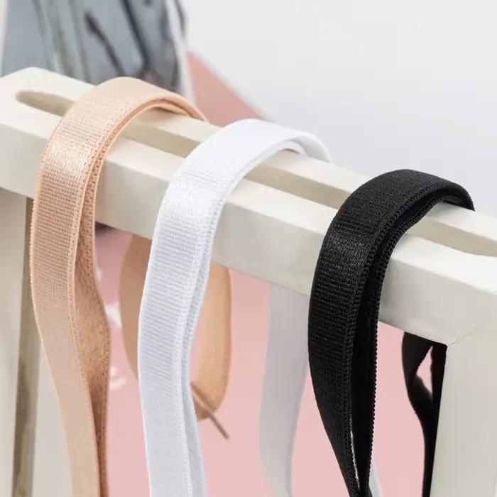1 paire de bretelles de soutien-gorge antidérapantes pour femmes, 1.1cm de largeur, lingerie pour femmes, bretelles élastiques doubles pour soutien-gorge, accessoires pour soutien-gorge