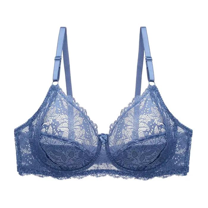 Soutien-gorge en dentelle grande taille soutien-gorge femmes sous-vêtements Bralette haut court Sexy femme soutien-gorge grand BH bustier tubulaire femme Push Up brassière soutien-gorge lacé
