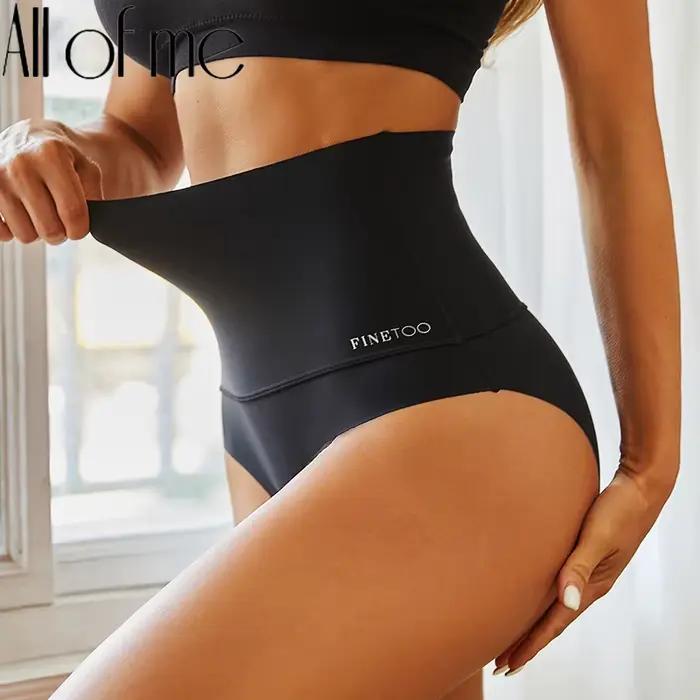 Bodyshaper taille haute sans couture culottes femmes sous-vêtements antibactériens doux entrejambe slips pour femmes intimes Lingerie Shapewear
