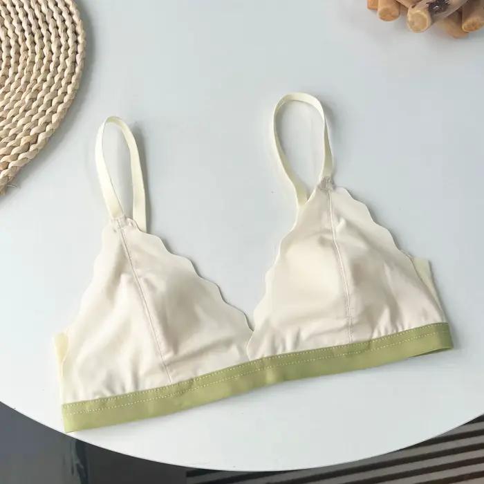 Soutien-gorge sans couture sexy avec tasse 1/2, bretelles ajustables, fermeture à l'arrière, confort respirant et design élégant pour femmes toutes les occasions
