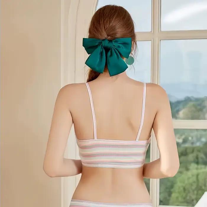 Bavlnená push-up podprsenka bez kostic pre ženy