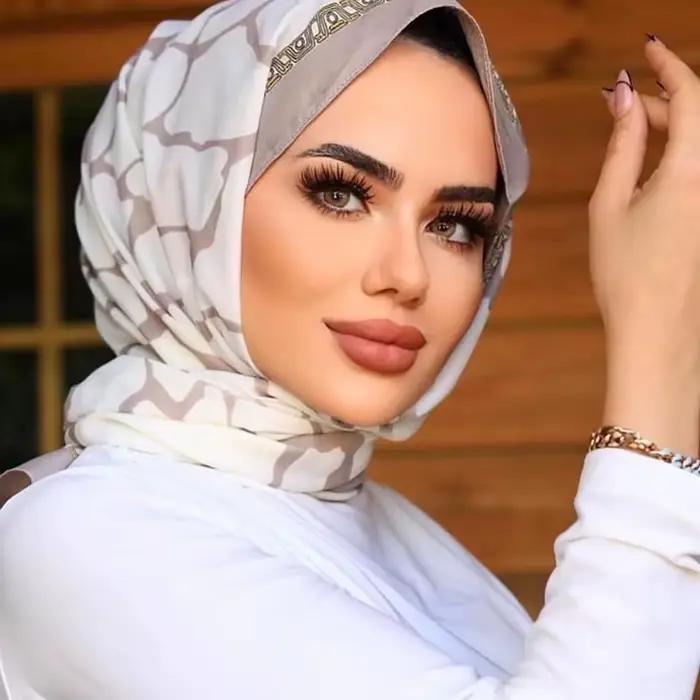 Luxusný hodvábny mušelínový instantný turban pre moslimky Hidžáb Abaya Hidžáby pre ženy