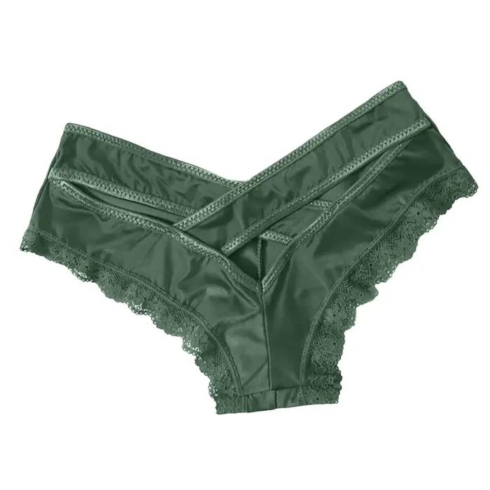 Dámske sexy bezšvové brazílske nohavičky z čipky