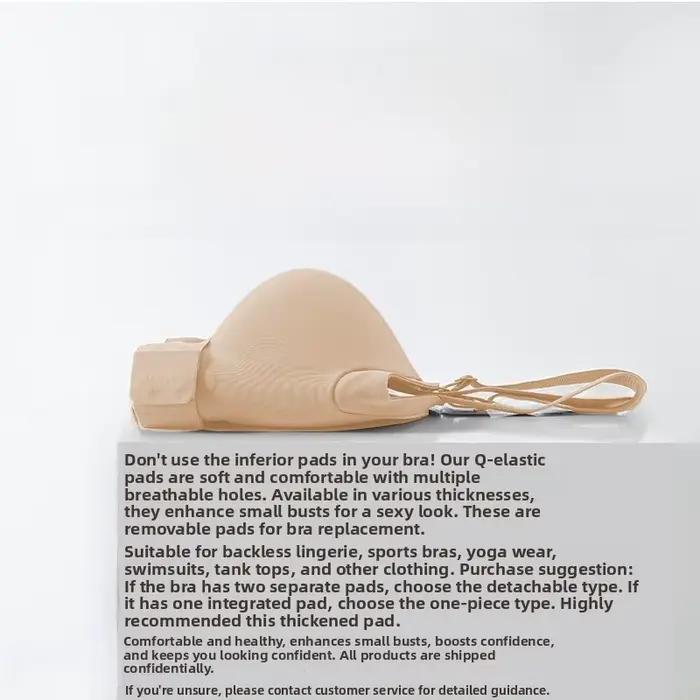 Inserts de soutien-gorge de sport ultra-épais de 10 cm, rembourrage intérieur épais amovible, petite poitrine apparaissant plus volumineuse, soutien-gorge de sport en nylon