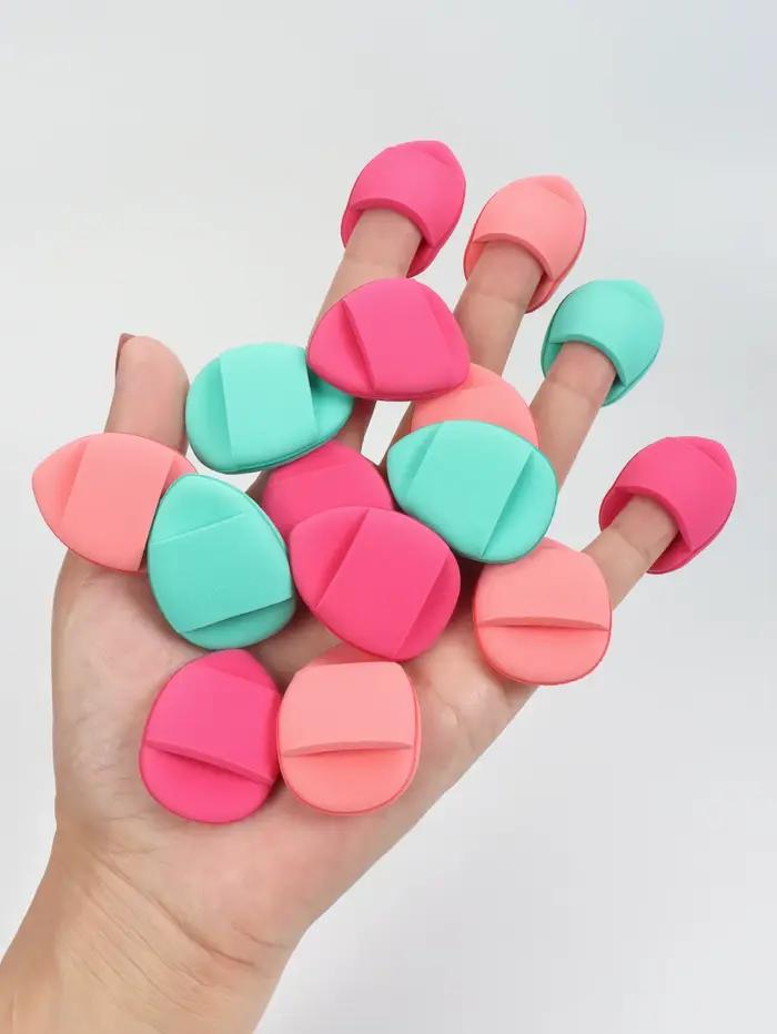 Sada práškových púdrových špongií na prsty s air cushionom