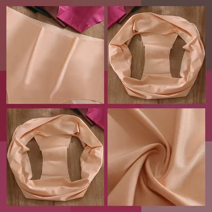 Taille haute 2025 nouvelles culottes pour femmes sans couture sous-vêtements féminins slips solides Bikini pour femmes dames Lingerie douce pour la peau