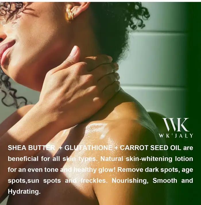 WK JALY Zosvetľujúce telové mlieko Glow Booster s glutatiónom