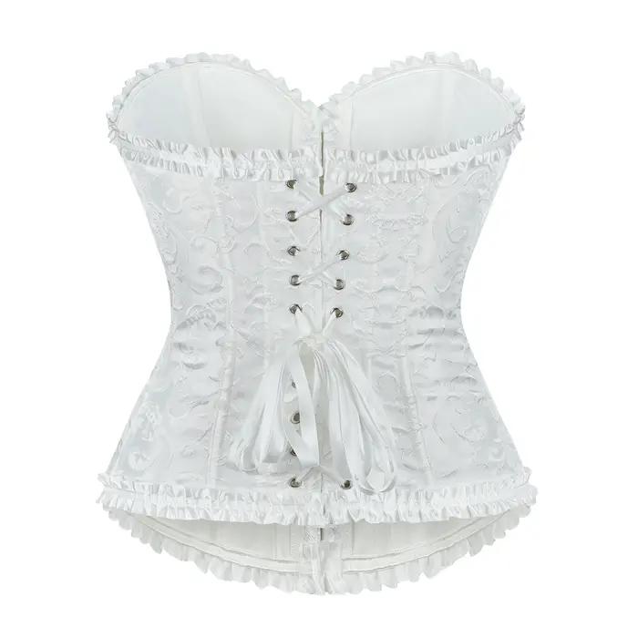 Corset de taille froncé européen et américain, corsage façonnant rétro, ceinture abdominale, corset à liaison serrée, joint de taille