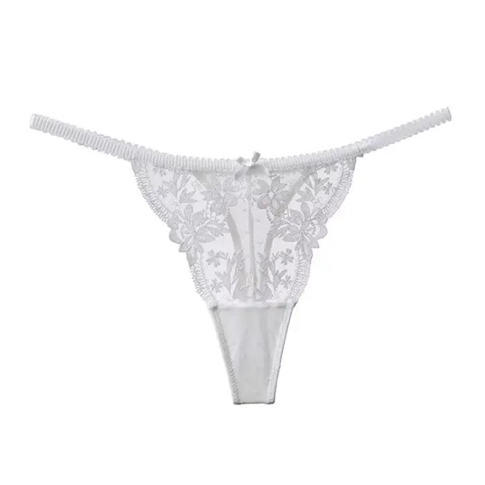 ​ ​ Tanga Dentelle Française Noël Pure Desire Transparent Fente Haute Sans Retirer Érotique T Pantalon Confort Taille S-XL ​ ​   MOYISU AB