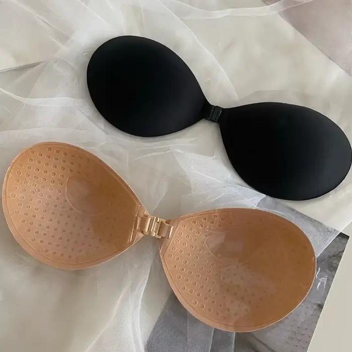 2025 nouvelles femmes été poitrine autocollants soulever soutien-gorge nu auto-adhésif soutien-gorge couverture Invisible soutien-gorge Silicone Pad Sexy bretelles poitrine