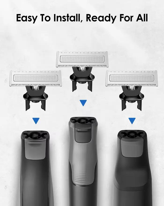 Náhradná čepeľ z nehrdzavejúcej ocele pre holiaci strojček Oneblade QP2630/QP2520/QP2530 s ochrannými krytkami