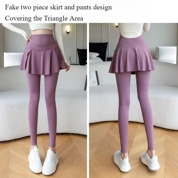 Dvojdielne faux legíny pre ženy