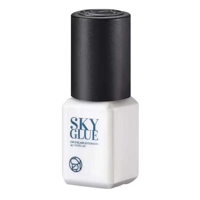 1 fľaša lepidla SKY na predlžovanie rias 5ml Originál Sky S + čierny červený modrý uzáver falošné riasy lepidlo nebo TD c
