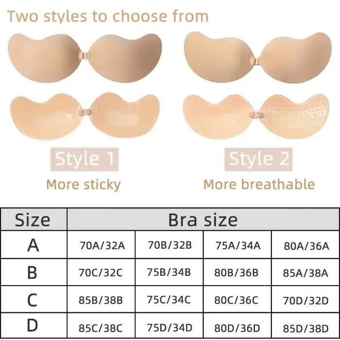 Soutien-gorge sexy pour femme, soutien-gorge invisible push-up, soutien-gorge auto-adhésif en silicone sans couture, fermeture avant, soutien-gorge sans bretelles, sans dos