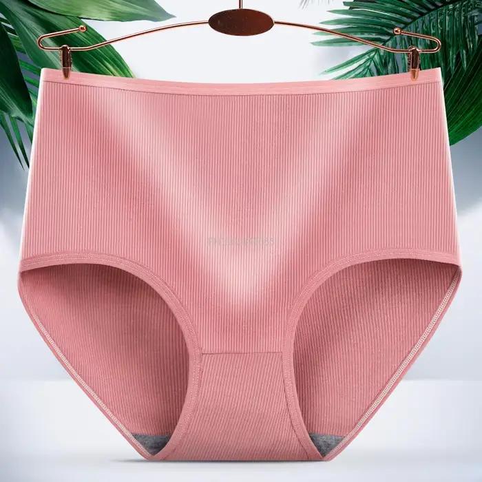 Culotte en coton taille haute pour femme, sous-vêtements féminins, modèle de fesse de transport du ventre, culotte de ceinture mère