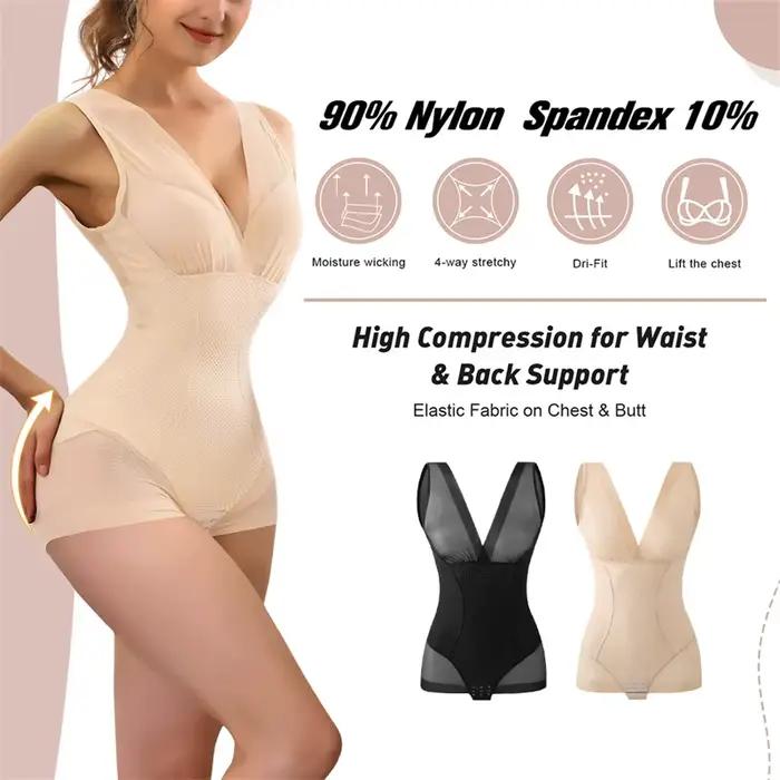 Flarixa – maillot de corps en maille Sexy pour femmes, soutien-gorge Push Up, débardeur, formateur de taille, ventre plat, Lingerie transparente