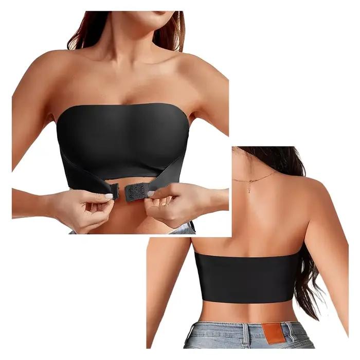 Soutien-gorge Push Up sans bretelles pour femmes, soutien-gorge Sexy, sans rembourrage, bouton avant réglable, Lingerie Sexy, confortable, antidérapant