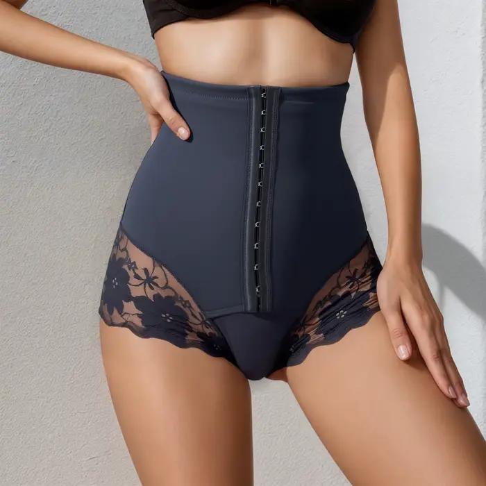 Dámske tvarovacie nohavičky telo letná priedušná sieťovina Sexy čipka vysoký pás spodná bielizeň ženy intímne 6168