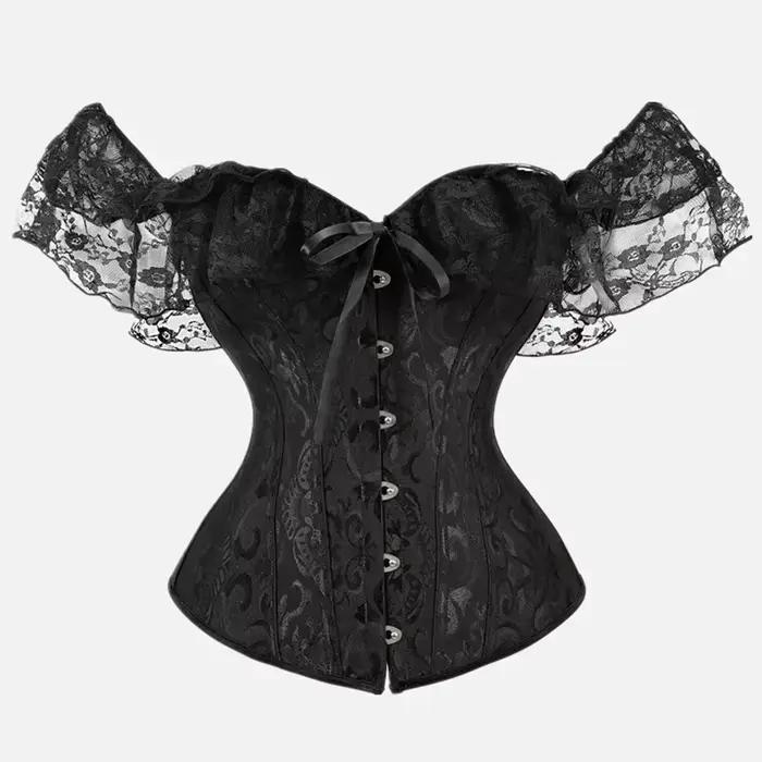 Čipkovaný korzetový top pre ženy Shapewear Fajas Formovač pásu Chudnutie Lingerie Blusy Body Shaper pre
