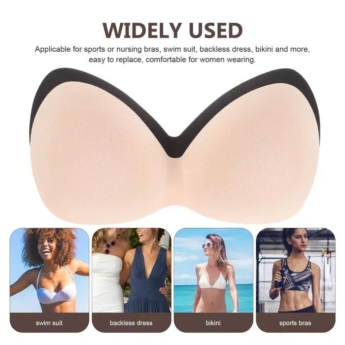 Coussinets de soutien-gorge push up intégrés, 4 pièces, une pièce, sport