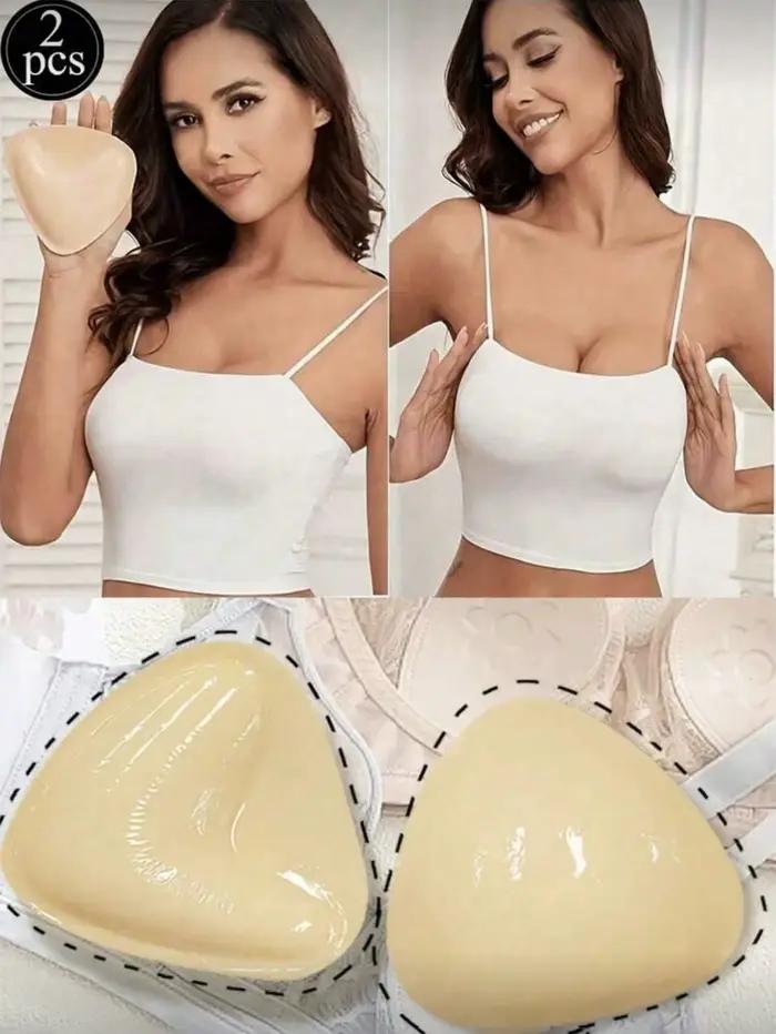 Adhésifs de soutien-gorge push-up 3D en silicone pour robes, maillots de bain et hauts caraco amélioration de la forme de la poitrine invisible pour femmes