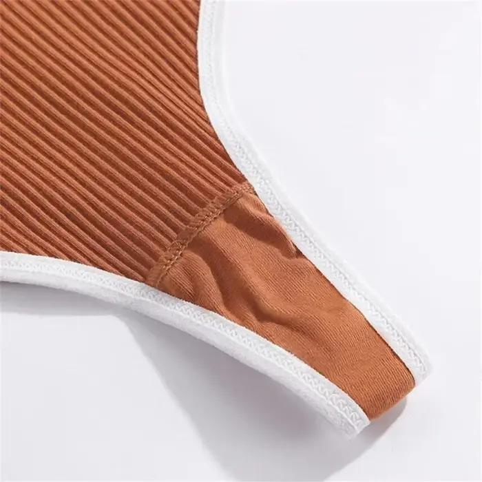String de sport confortable sans couture pour femme, culotte tanga, sous-vêtement de fitness, taille moyenne, grande taille, lettres