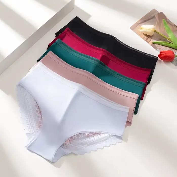 Lot de 6 culottes pour femmes WarmSteps, dentelle tendance, douces, ajourées, lingerie sexy, respirantes, confortables, sous-vêtements chauds