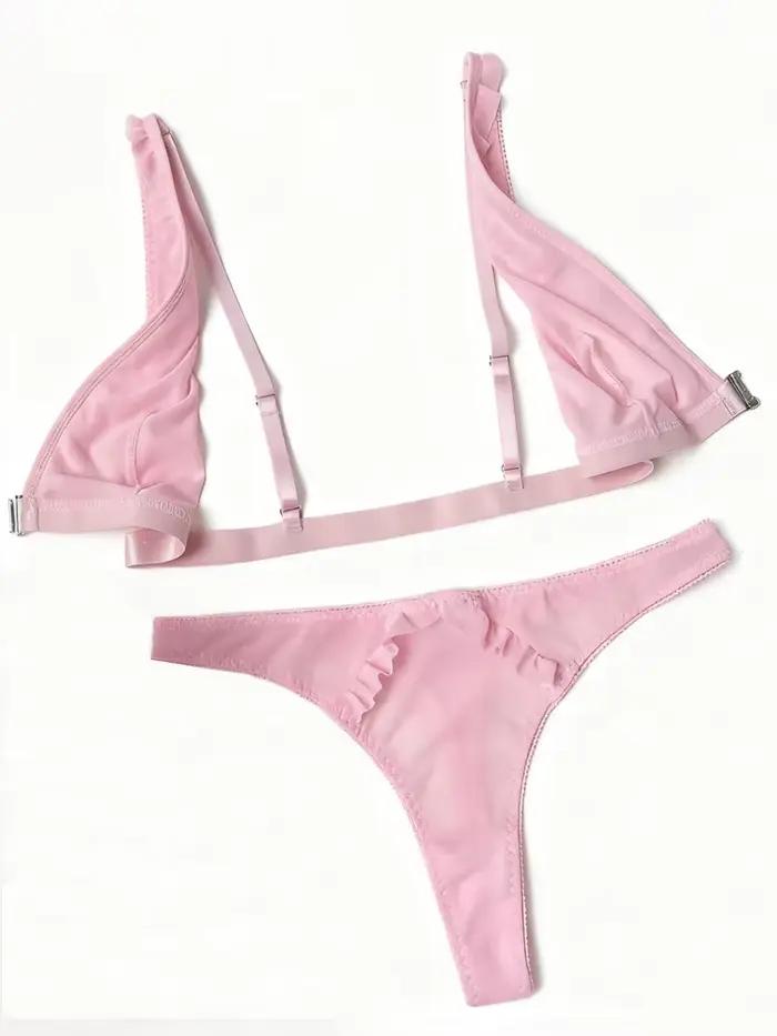 Soutien-gorge Push up froncé en dentelle pour femmes, fermeture frontale, respirant, fin, ajouré, Design, Lingerie d'été Sexy pour un usage confortable