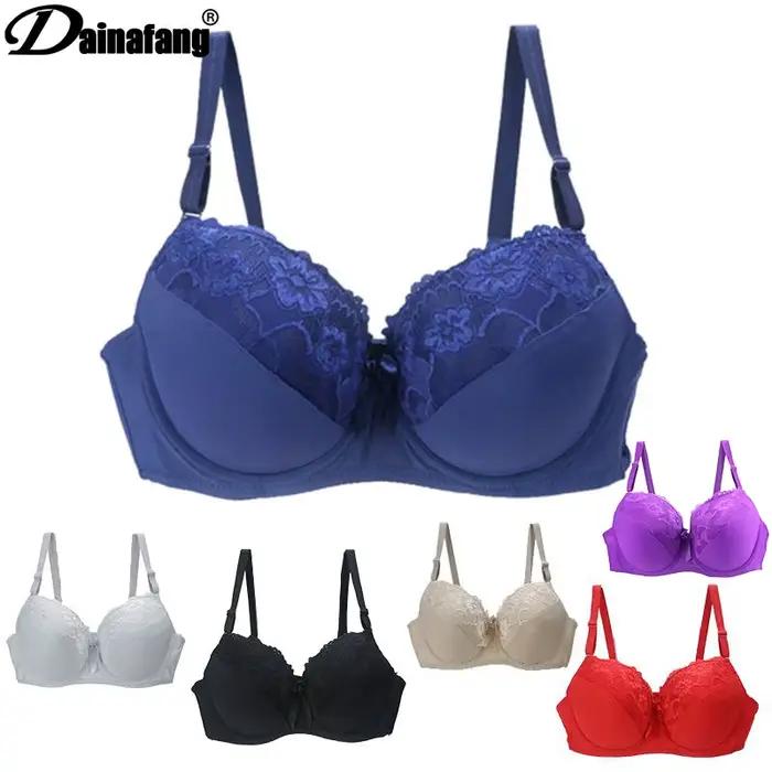 BCDE košíčky podprsenka Sexy čipka Masáž dámy Push Up kvety žena lingerie s kosticami ženy spodná bielizeň