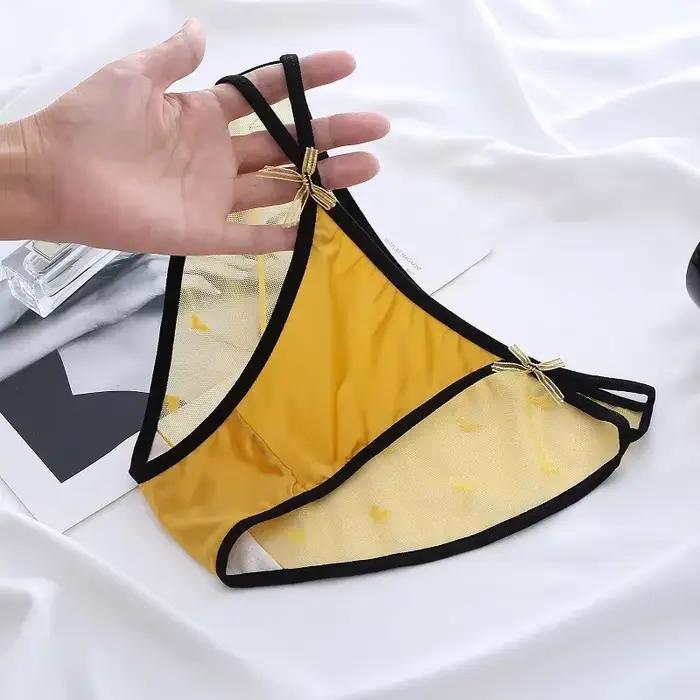 Priehľadné sieťované nohavičky „Vankúšiky“ pre ženy