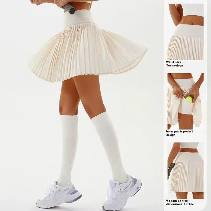 Shorts de Yoga Femme Élégants avec Doublure Intérieure Poche Passepoilée Pour Activités Physiques Occasions Spéciales