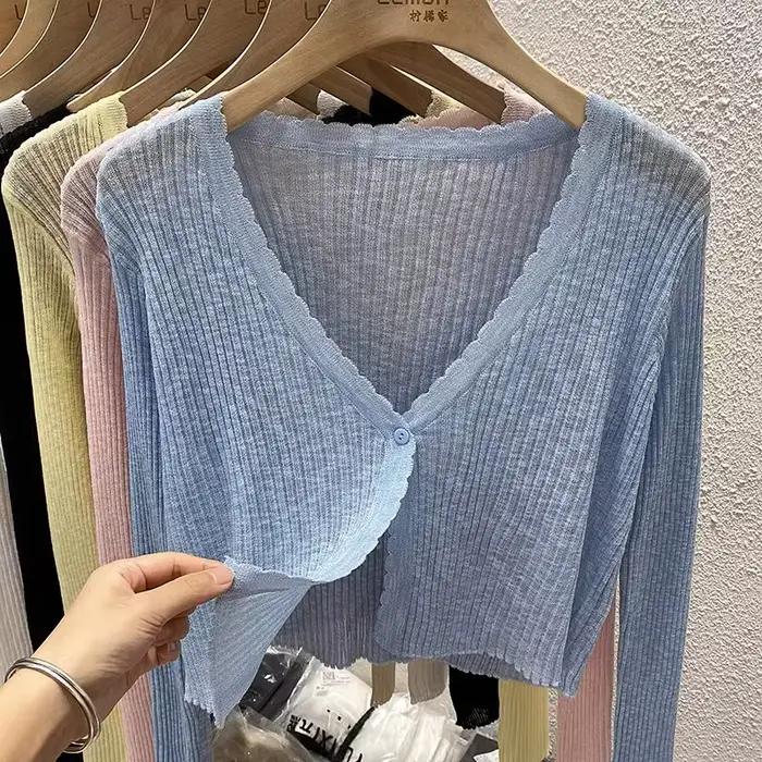 Pastelový krátky cardigan pre ženy