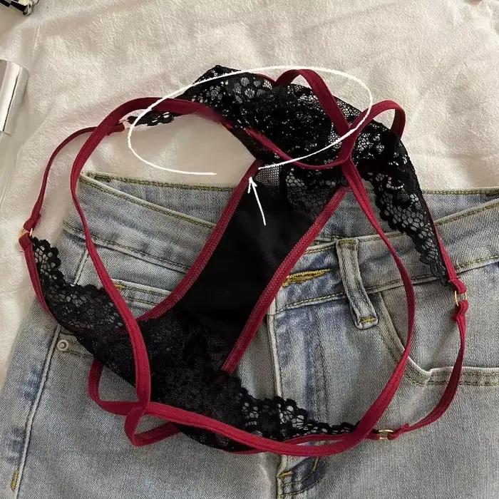 Culotte de luxe en dentelle pour femmes, sous-vêtements respirants sans couture, slips de Lingerie fins et élégants
