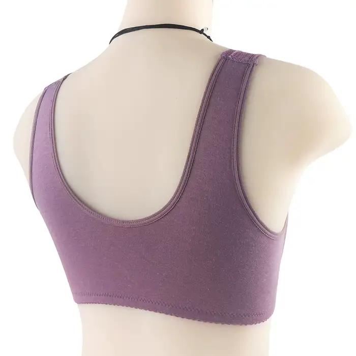 Soutien-gorge Push Up sans fil pour femmes, sous-vêtements confortables avec fermeture frontale, Lingerie quotidienne, grand buste, 52BCD, nouvelle collection 2023