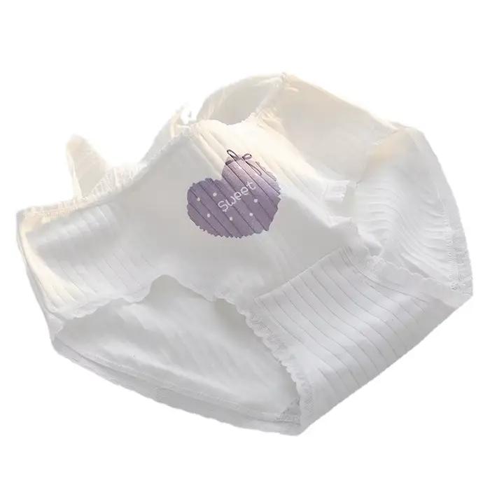 2025 coton culottes femme caleçon mode nœud respirant culotte taille moyenne belle fille Lingerie culotte Lenceria sous-vêtements